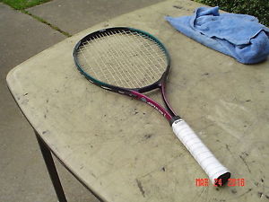 Dunlop Power Plus A.C. Oversize Aluminum Power Tennis Racquet 4 3/8 w Overwrap