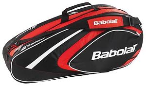 Babolat Club Line X6 Racquet Holder Yellow Red