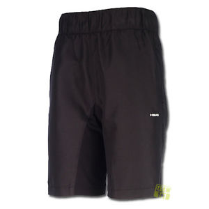 Head Chicos Pantalones de tenis Diego JR Negro de las bermudas
