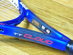 NEW STRINGS Prince TT Cloud Ti OS 110 800pl Racket 4 1/2 Triple Threat Thunder