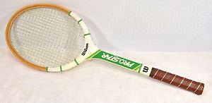 Vintage WILSON Prostar Wooden Tennis Racquet • 4 1/4