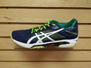 Asics Gel-Solution Speed 3 Men's Tennis Shoes - New - Blue/White/Lime - 11.5