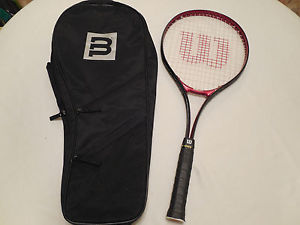 WILSON MATCH POINT LIGHT ALLOY OVERSIZED TENNIS RACQUET L3 4 3/8" with case