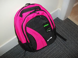 Prince Club Backpack Black and Pink Tennis Bag - New with Tags