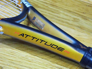 NEW STRINGS Prince Triple Threat Attitude Oversize 1200pl Racquet $280 4 1/4