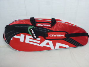 NEW ~ HEAD Core Pro Tennis Bag ~ Red/Black/Silver NWT Nice!!!!