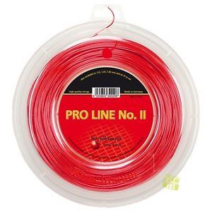 Kirschbaum Cuerdas de tenis PRO LINE Nº II rojo 200m grosores diferentes