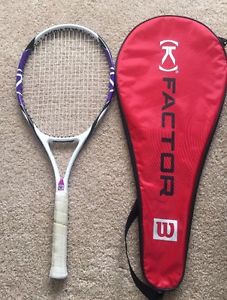 Wilson Tennis Racquet K Factor Six One Lite Purple White Case 3 7/8" Karophite