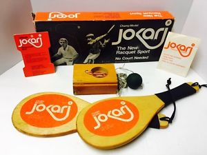 Vintage Jokari Raquet Sport Game - CHAMP MODEL in Original Box