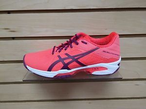 Asics Gel-Solution Speed 3 Women's Tennis Shoes - New - Flash Coral/Plum - 8