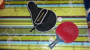 raquette ping pong neuf ACS Attitude targus  + housse + 4 balles
