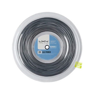 Luxilon Cuerdas de tenis Big Banger ALU POWER 125 SUAVE 1,26mm 16L 220m Rollo
