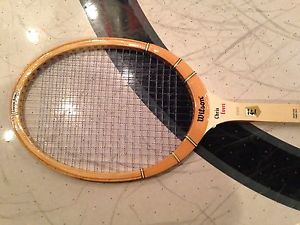 Vintage Wooden Wilson Chris Evert Stylist Tennis Racket Racquet Great Condition