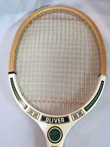 Vintage Oliver International Wood Tennis Racquet Handcrafted in Australia 4 7/8