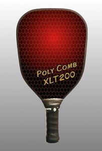 Pickleball Paddle - XLT200 Poly Comb Red