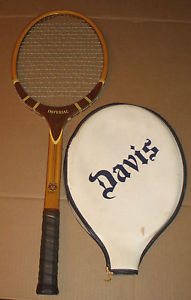 1970's TAD DAVIS IMPERIAL TENNIS RACQUET WITH COVER NICE COLLECTIBLE! LOOK!