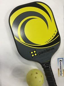 Brand New Paddletek Tempest Pickleball Paddle - Yellow 5 Year Warranty
