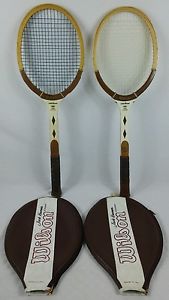 Pair of Wilson Jack Kramer Pro Staff Wooden Tennis Racquets 4 1/2