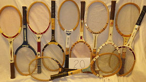 Vintage Wooden Tennis Racquets, Lot Of 12 Wilson Excellent Vintage Condition #20