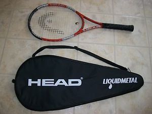 Head Tennis Racket w/ Case - Liquid Metal Radical - 630cm - 4.5 Grip