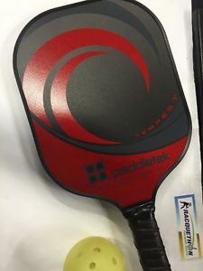 Brand New Paddletek Tempest Pickleball Paddle - Red N Grey 5 Year Warranty