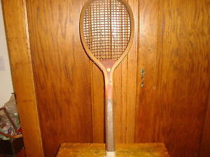 Wright & Ditson Championship Antique Tennis Racquet Racket Pat. 1905