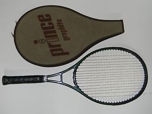PRINCE GREEN STRIPE 110 GRAPHITE TENNIS RACKET & ORIG. COVER