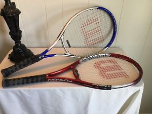Tennis Racquets.  Two In This Group.  Wilson