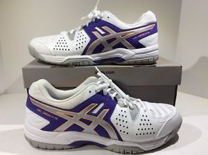 Asics Women`s Gel-Dedicate 4 Tennis Shoes Lavender and Silver, Size 9.5, Z11-724
