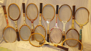 Vintage Wooden Tennis Racquets, Lot Of 12 Wilson Very Good Vintage Condition #14