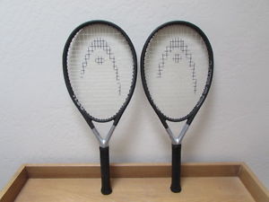 2 Head Titanium Ti.S6 Extra Long Tennis Racquets One Hand Signed Navratilova