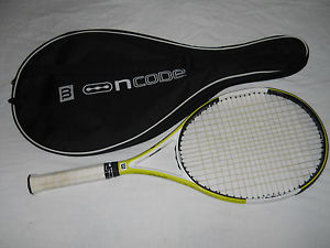 WILSON nCODE nPRO SURGE MIDPLUS 100 TENNIS RACQUET & BAG 4 3/8 OPEN 16x19 7ptsHL