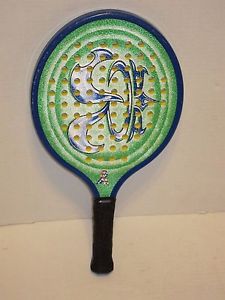 Viking Platform Tennis Racquet Racket Paddle Green Blue