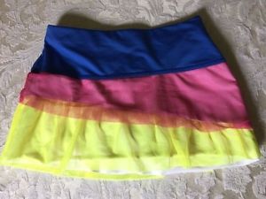 Lucky in Love Girls Rhinestone Tennis Ball Shirt and Tiered Skirt Size XS/6