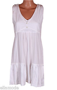Adidas Stella McCartney Blanco Vestido Para Tenis 16 EU 42 NUEVO CON ETIQUETA