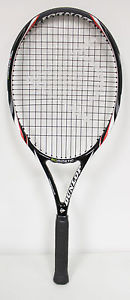 USED Dunlop Biomimetic Black Widow 4 3/8 Adult Pre-Strung Tennis Racquet Racket