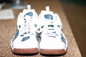 EKTELON RACQUETBALL SHOES NFS CLASSIC MID White/Blue Mens US size 11.5