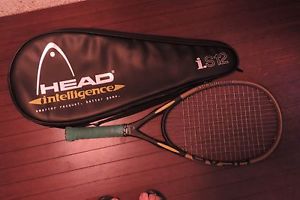 Head Intelligence i.s12 tennis racquet racket with cover 4 1/2