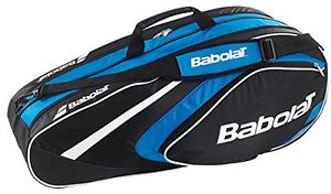 BABOLAT Club Line 6 Racquet Bag, Black/Blue