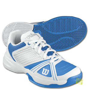 Wilson Niños Zapatillas de tenis RUSH NGX JR azul / blanco