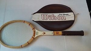 Wilson Jack Kramer Autograph Wood Tennis Racquet & Cover 4 1/2 Grip Made in USA