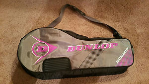 Dunlap Purple/Gray Up to 4 Tennis Racket Bag With Handles and Shoulder Strap