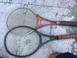 wilson extra and prince classic II tennis racquets used selling as a set