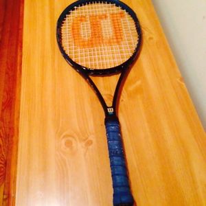 Wilson Pro Staff 6.9 Si-head Size:95-grip :4-1/4- Great Condition-old Grip