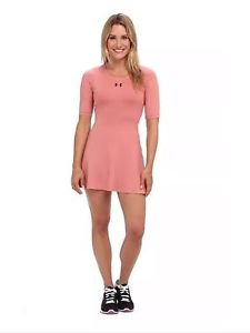 New Under Armour UA Wimbledon Heatgear Tennis WOMEN Dress size S Rose Pink Color