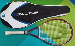 HEAD Cross Bow air-flow 3 tennis racquet w/ Wilson K factor bag