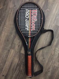Vintage Wilson Pro Staff Midsize Graphite Kevlar St Vincent Tennis Racquet 41/4"