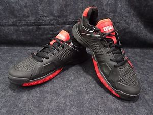 Wilson Rush NGX Walking Running Sneaker Men's (Black/Red) Size 8.5 Comfortable