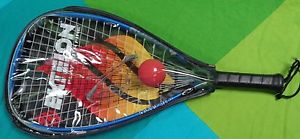Ektelon Invader Ti racquetball racquet w/ extras