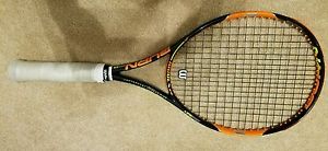 Burn 100ULS 4 1/2  grip sizeTennis racquet with strings